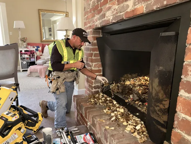 Safe screening installation by Sanford Chimney Sweep in Sanford, FL