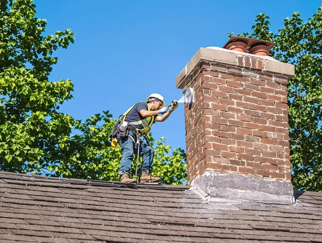 Sanford Chimney Sweep performing an inspection with advanced tools in Sanford, FL