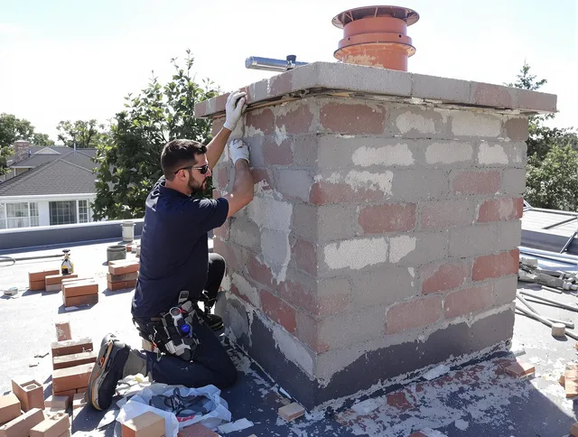 Advanced chimney repair process by Sanford Chimney Sweep in Sanford, FL