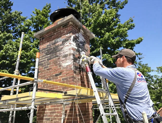 Structural chimney repair by Sanford Chimney Sweep in Sanford, FL
