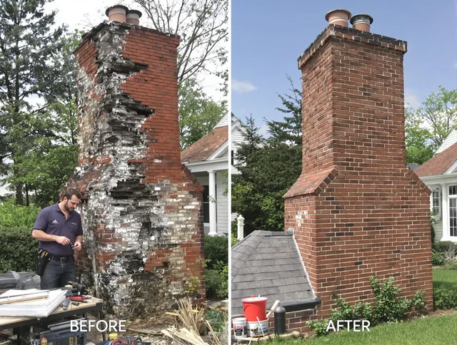 Sanford Chimney Sweep performing a full chimney restoration in Sanford, FL