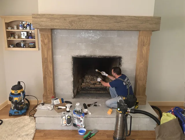 Detailed creosote removal process by Sanford Chimney Sweep in Sanford, FL