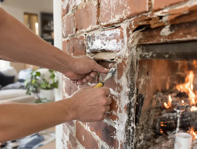 Routine fireplace repair by Sanford Chimney Sweep in Sanford, FL