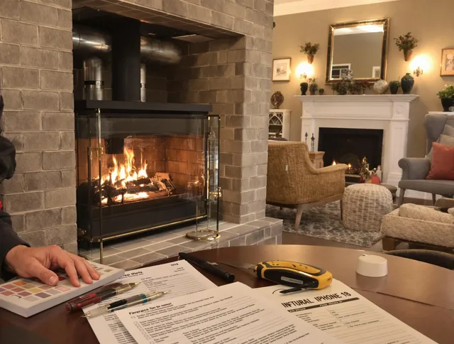 Sanford Chimney Sweep verifying fireplace safety measures in Sanford, FL